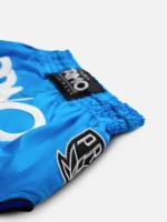 Shorts Muay Thai - Super Nylon - Blue Jay - Imagen 2